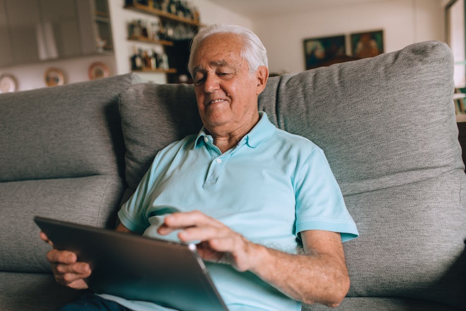 senior home care aging in place illustration content