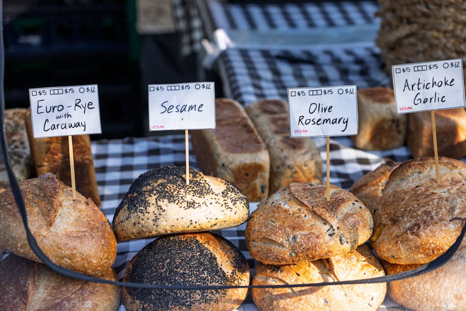 homemade bread baking illustration content