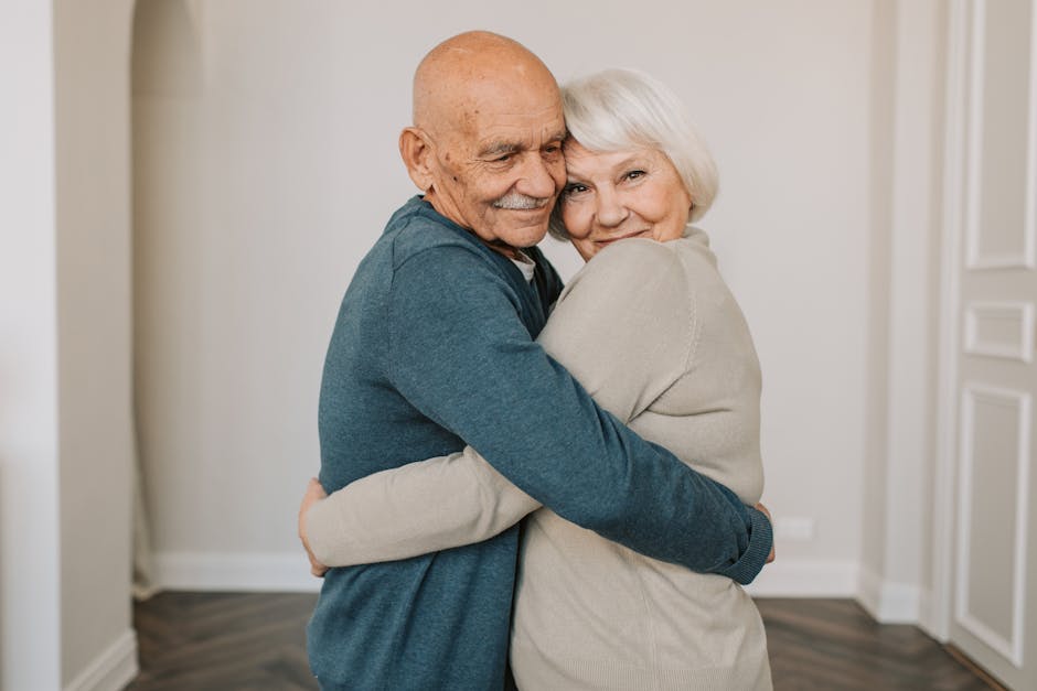 senior home care aging in place illustration content