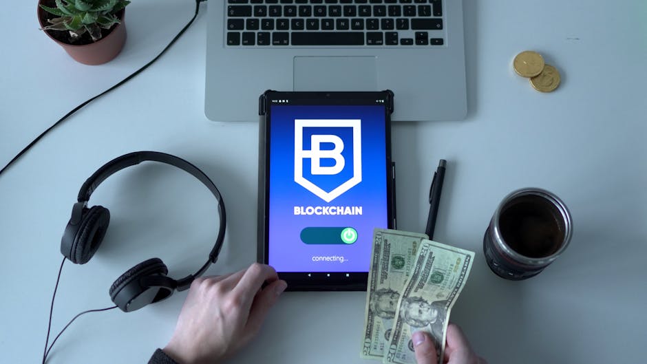 Web3 app blockchain illustration content